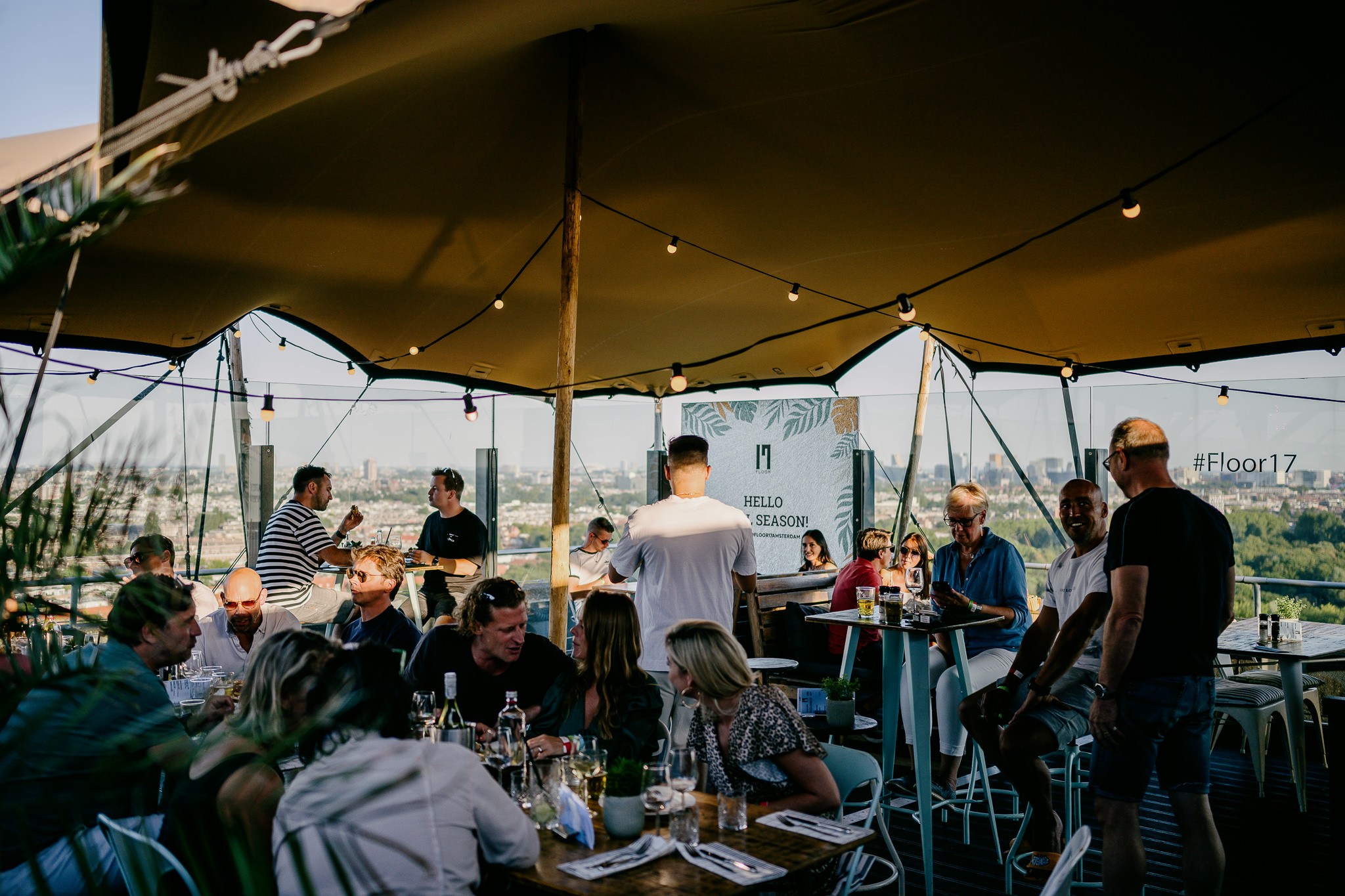 Rooftop terrace Amsterdam