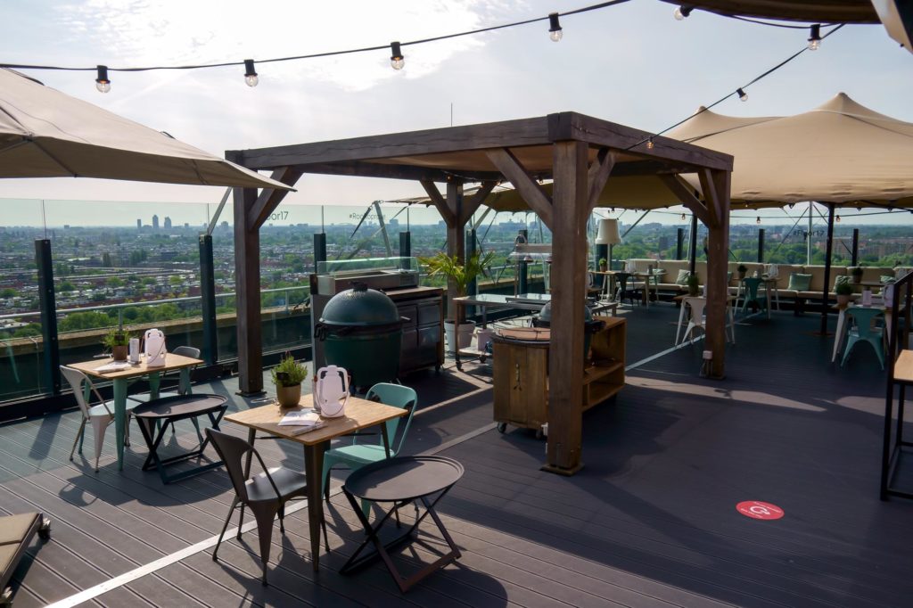 Rooftop terrace Amsterdam