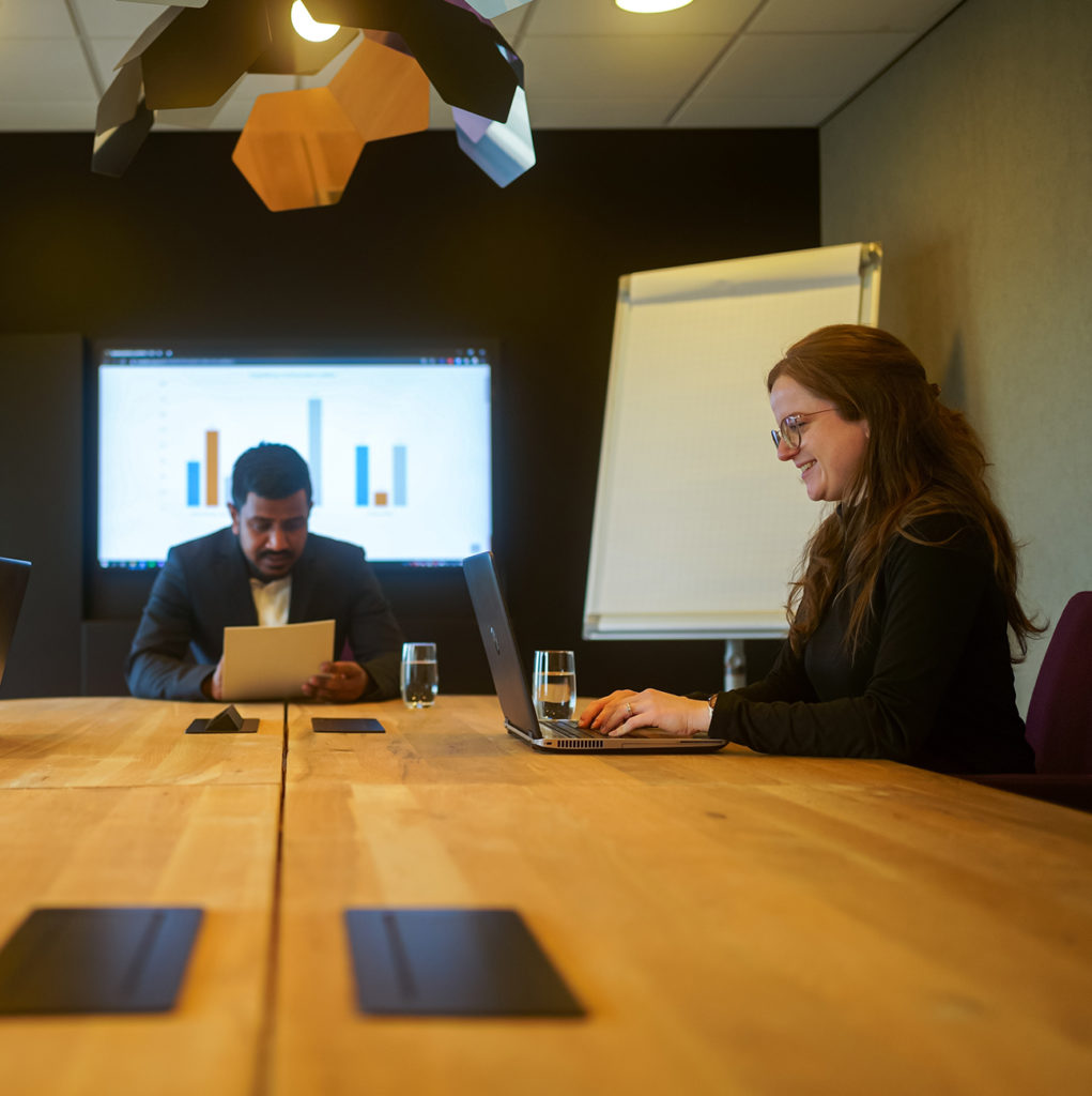 Business meeting at Floor17 Amsterdam